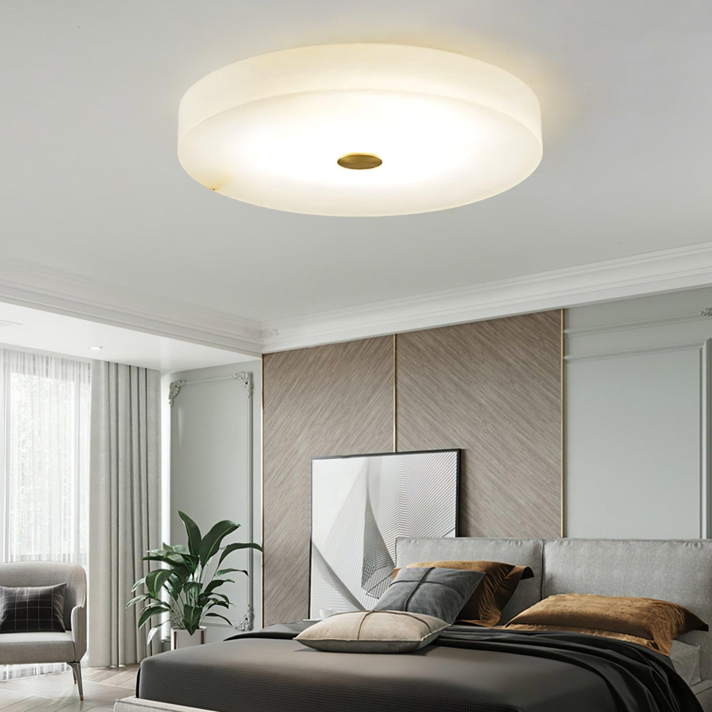 Sophie Alabaster Flush Mount