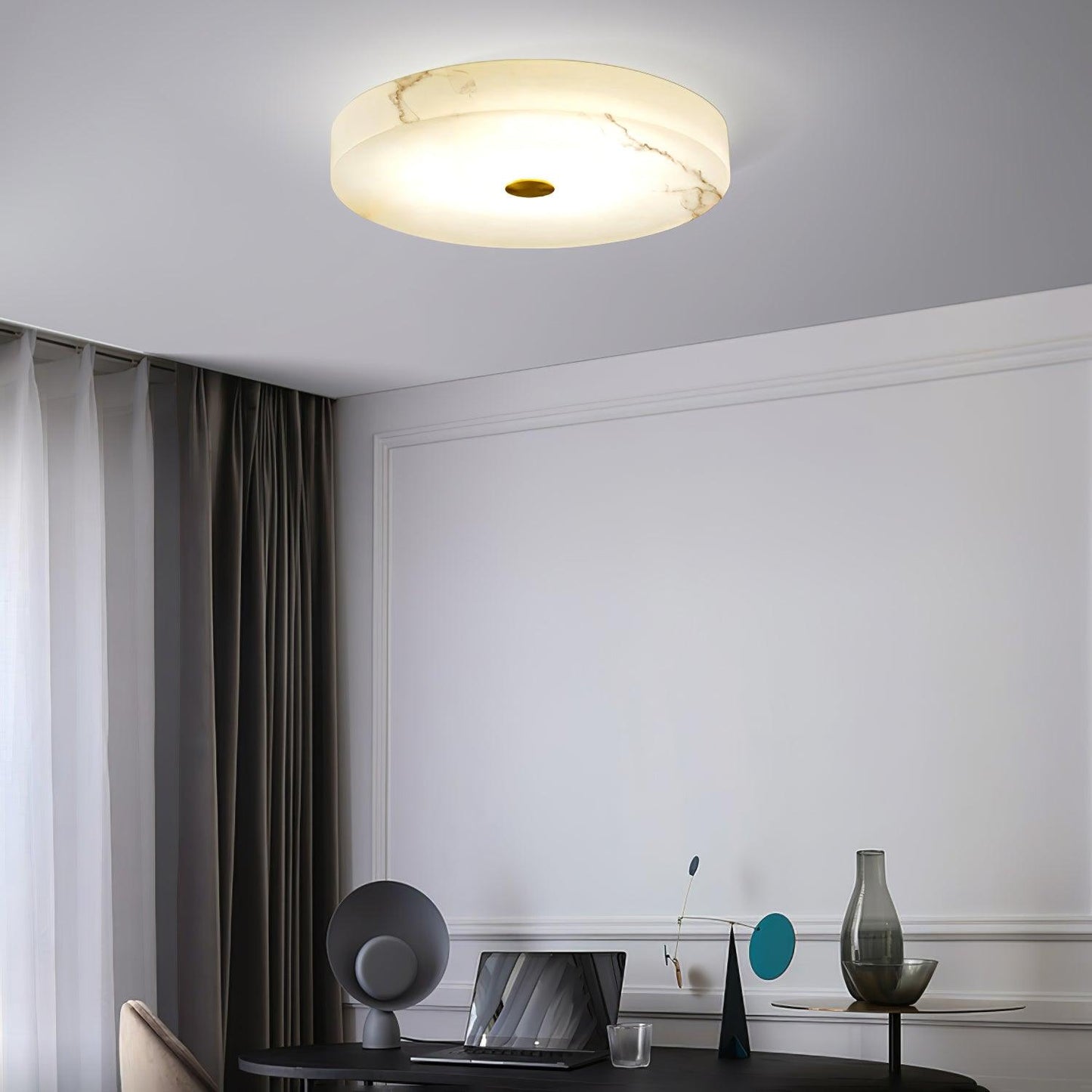 Sophie Alabaster Flush Mount