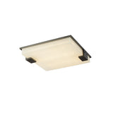 Square Alabaster Flush Mount