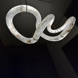 Streamlined Alabaster Pendant Lamp