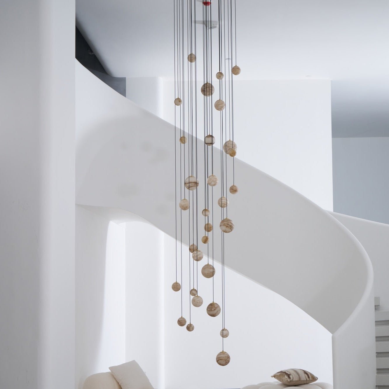Sultana Alabaster Cluster Chandelier