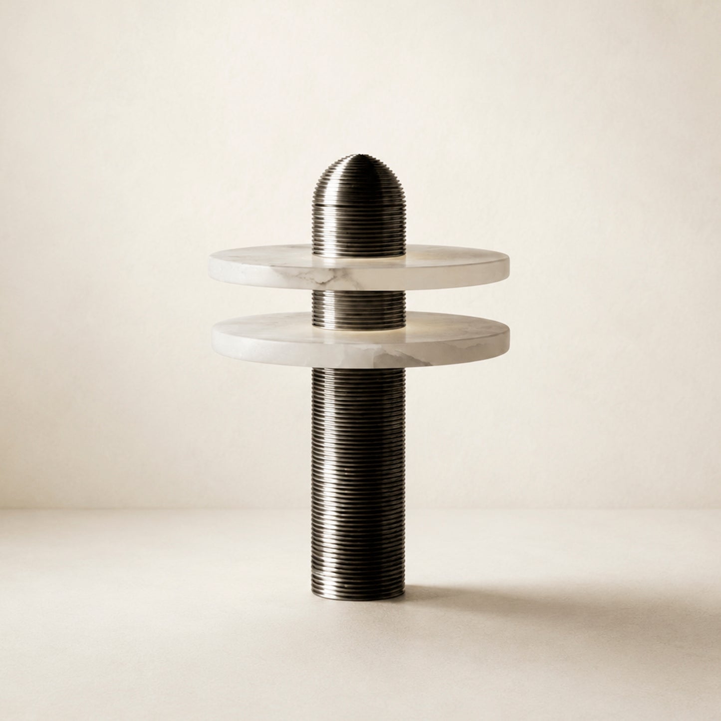 Median Alabaster Table Lamp