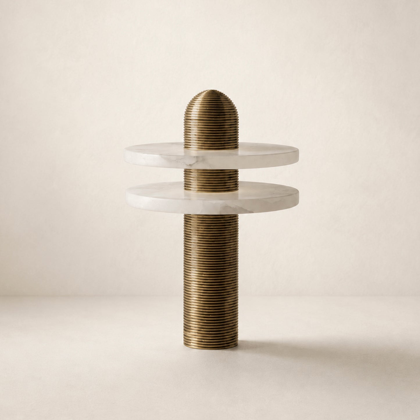 Median Alabaster Table Lamp