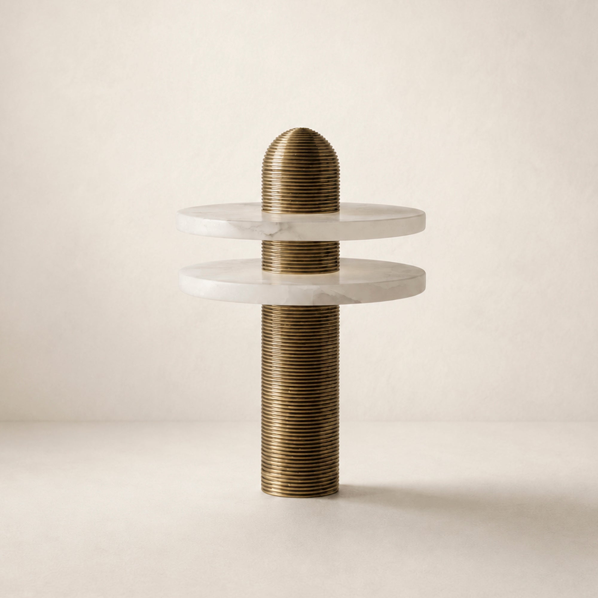 Median Alabaster Table Lamp