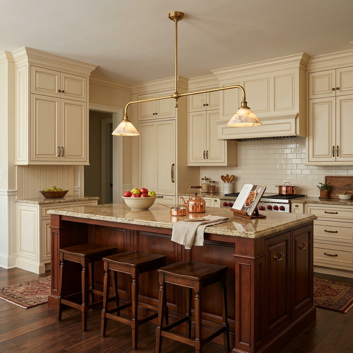 Thetford Alabaster Pendant Light