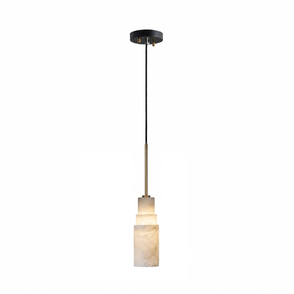 Tiered Alabaster Cluster Chandelier