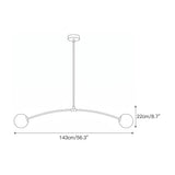 Traverse Alabaster Linear Chandelier