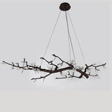 Selenite Crystal Blossom Branching Tree Chandelier