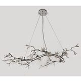 Selenite Crystal Blossom Branching Tree Chandelier