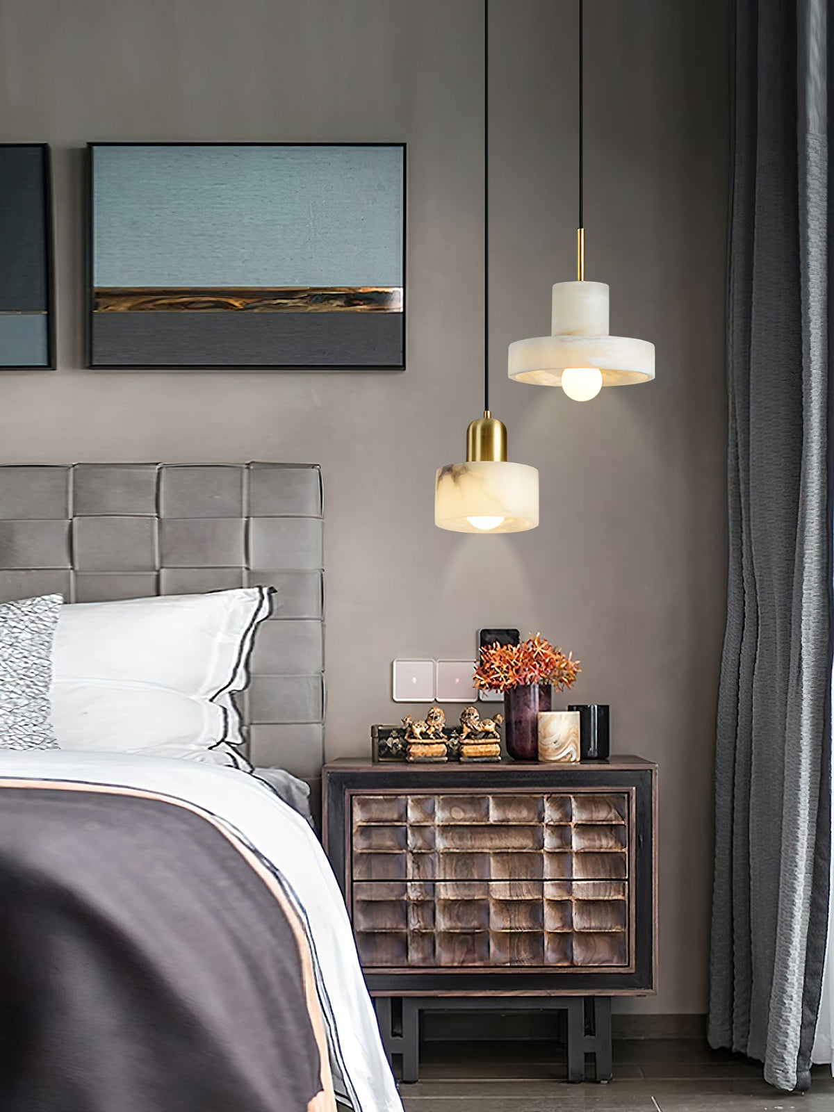 Universo ST Alabaster Pendant Lamp