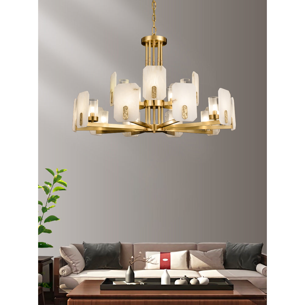 Upton Alabaster Chandelier