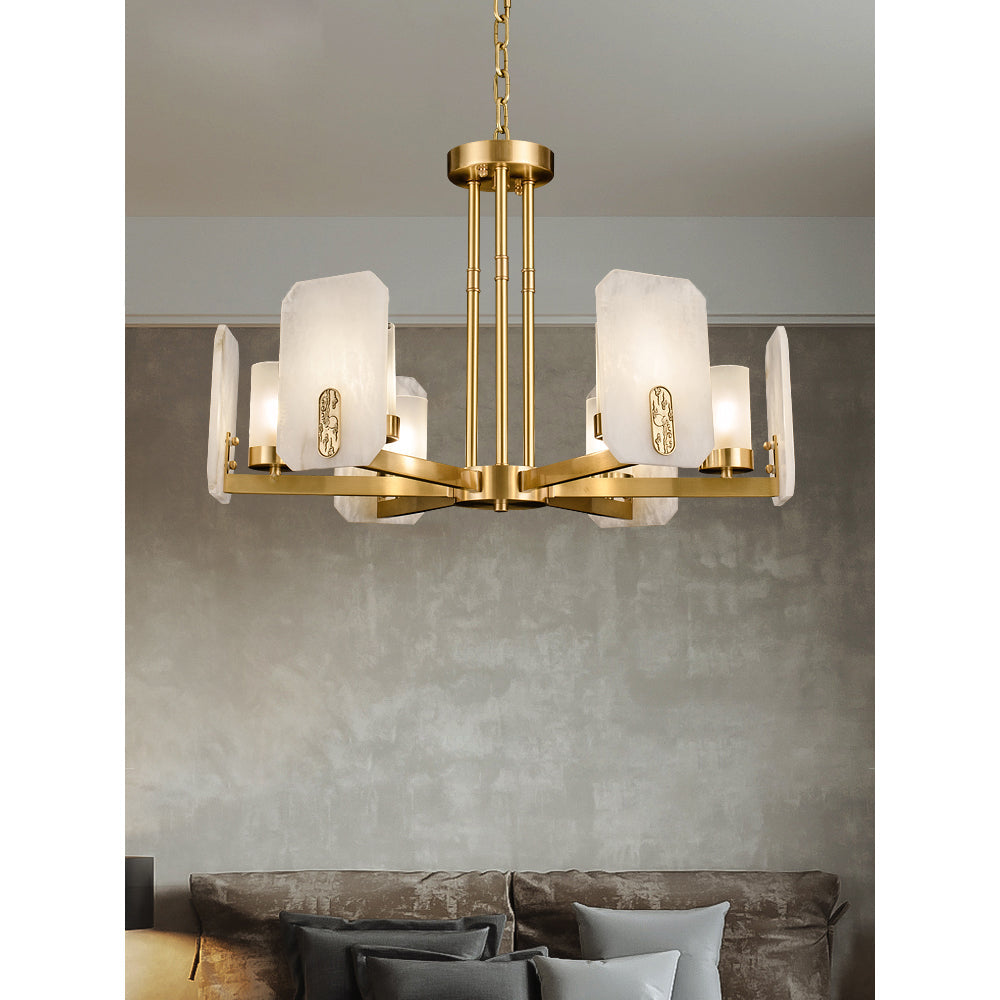 Upton Alabaster Chandelier