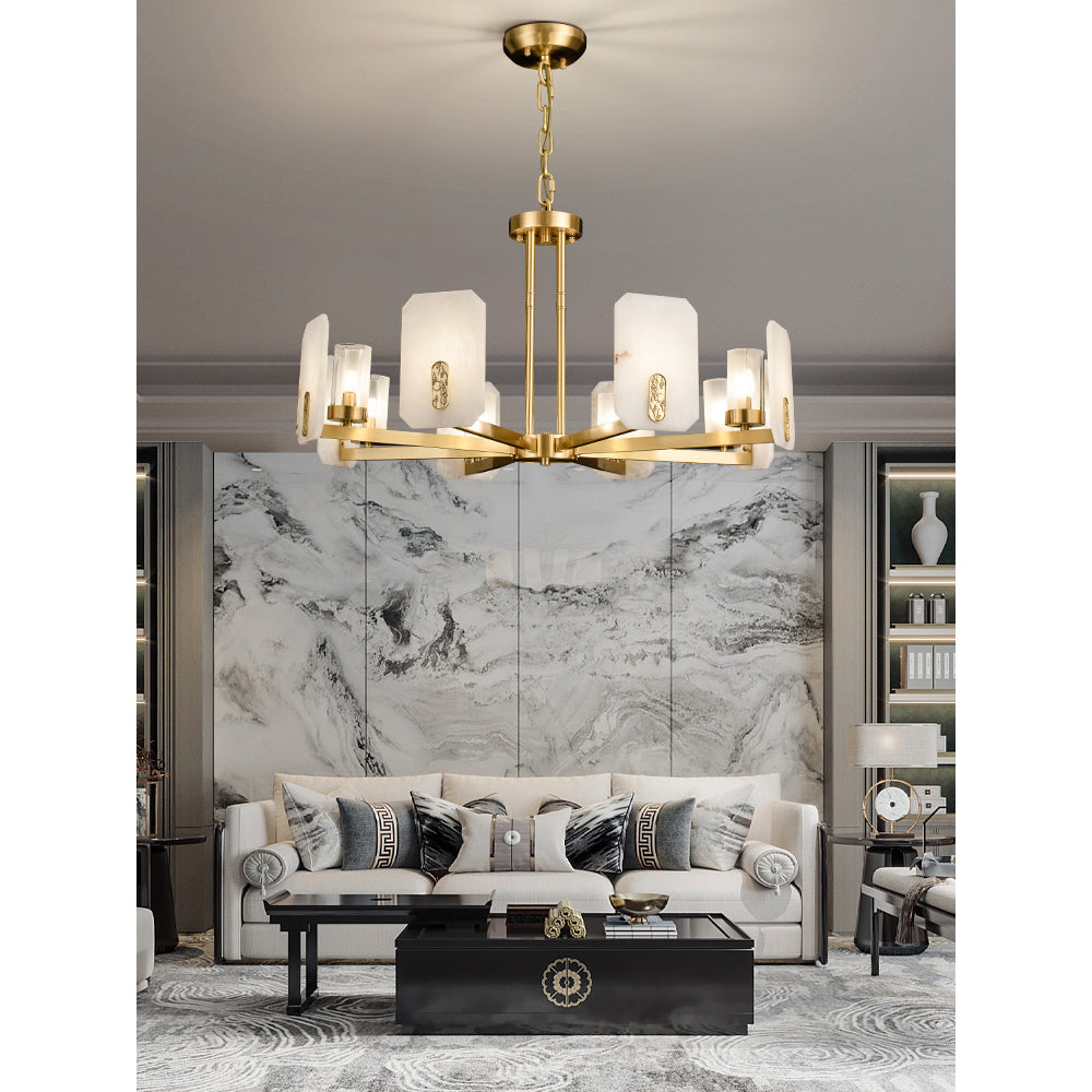 Upton Alabaster Chandelier