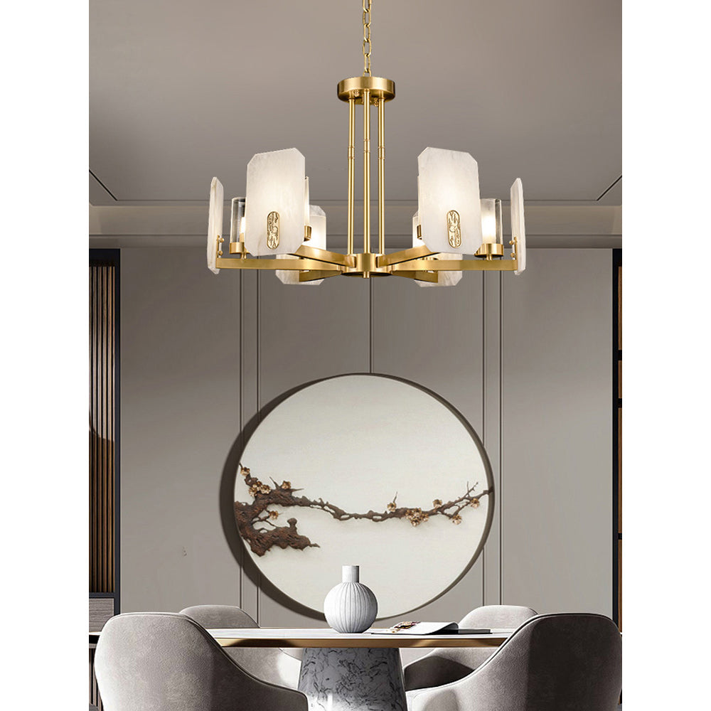 Upton Alabaster Chandelier