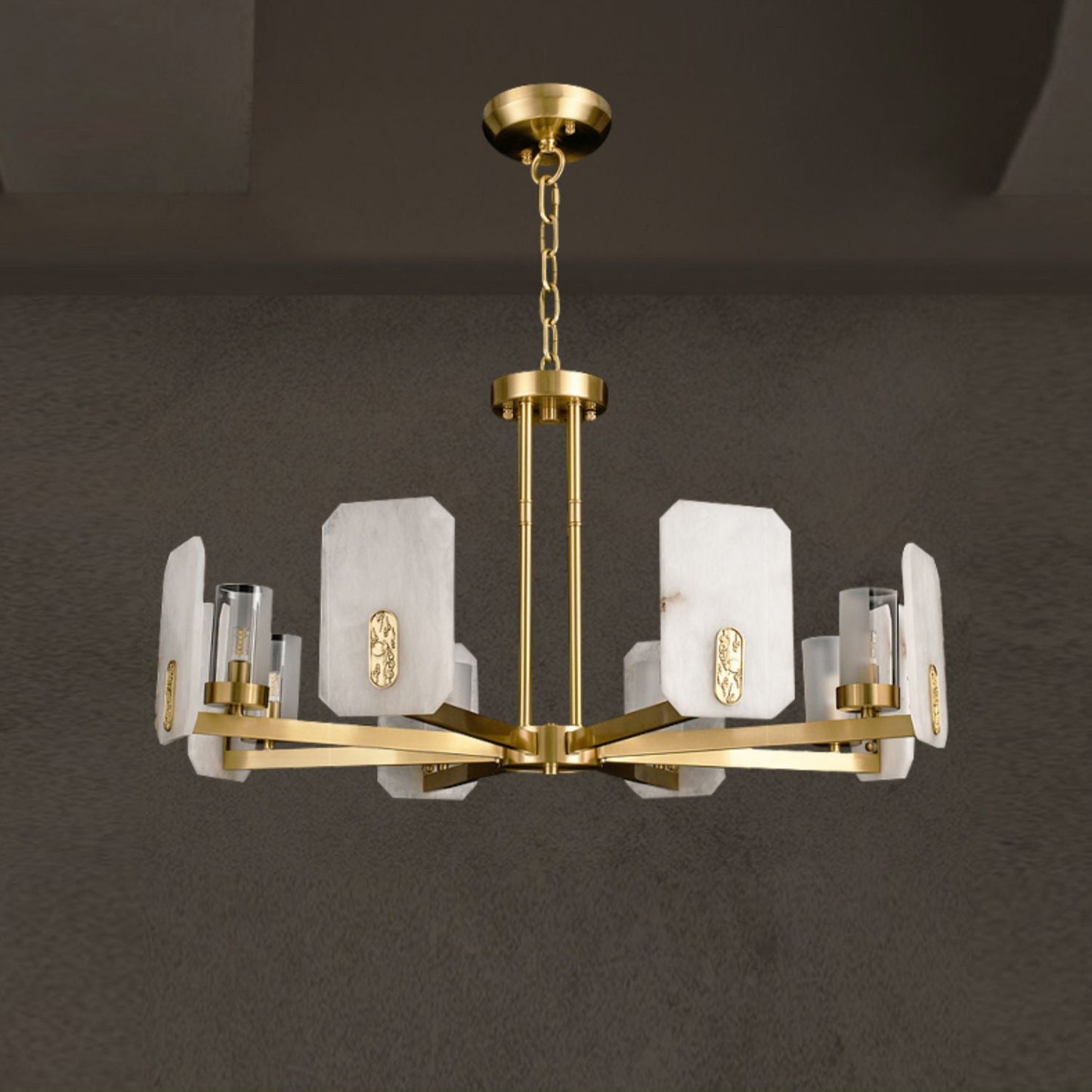 Upton Alabaster Chandelier