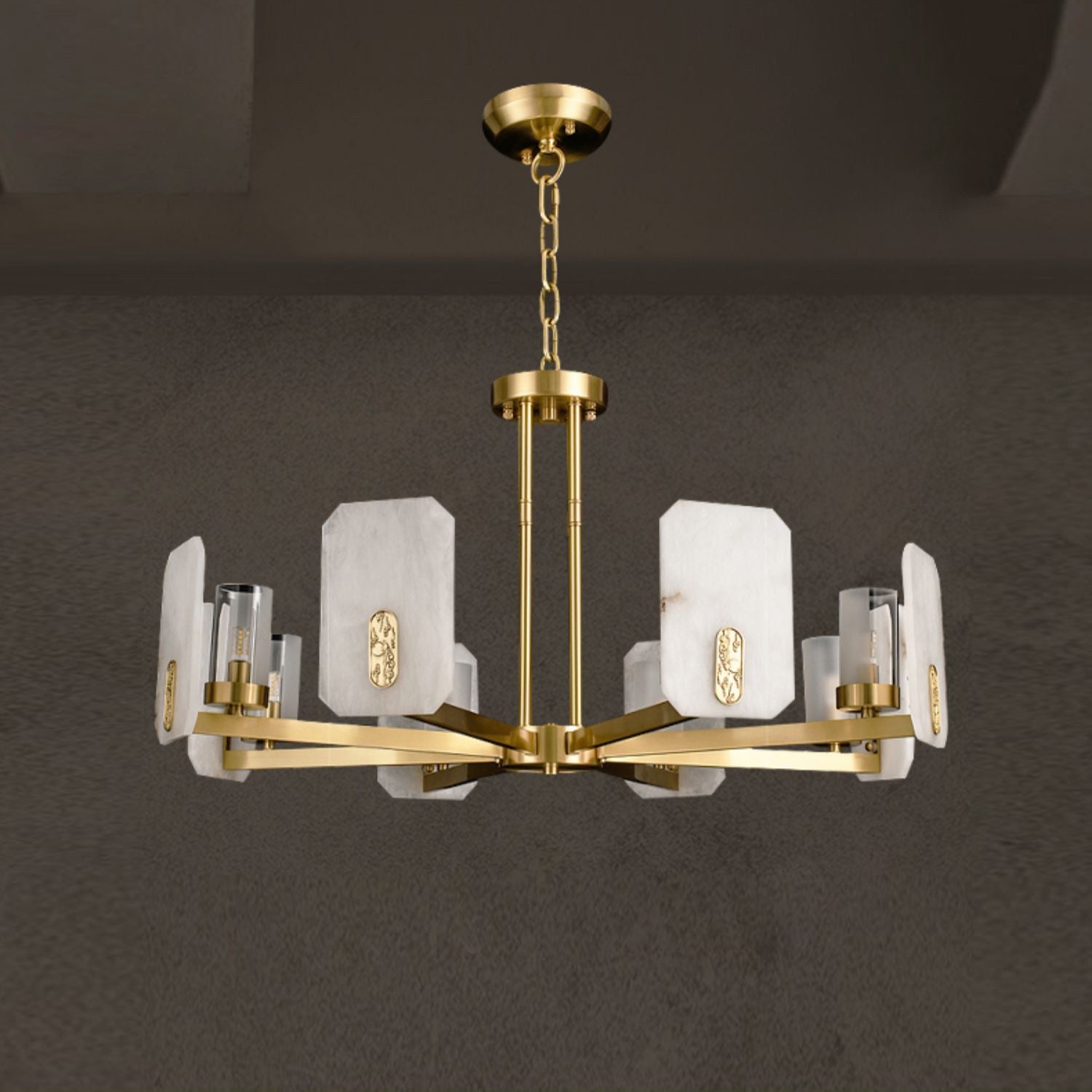 Upton Alabaster Chandelier