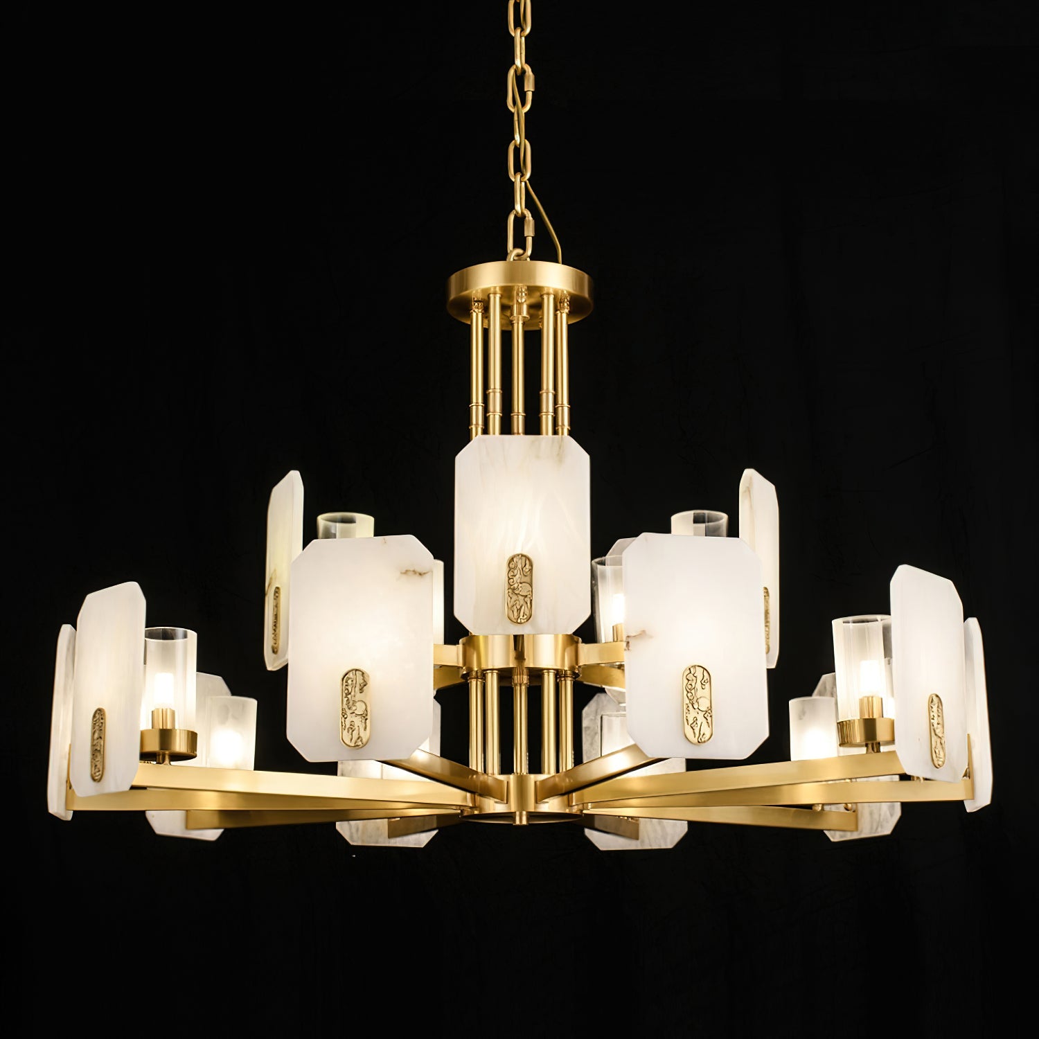 Upton Alabaster Chandelier