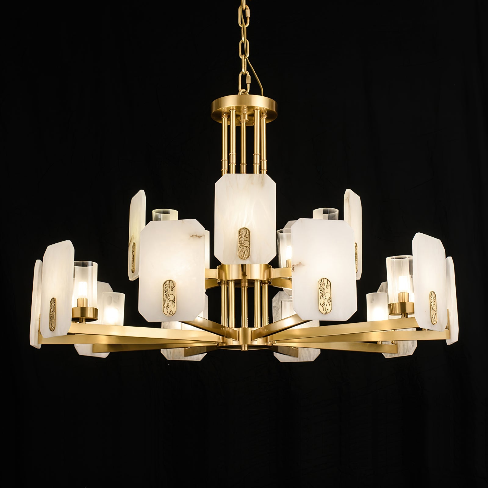 Upton Alabaster Chandelier