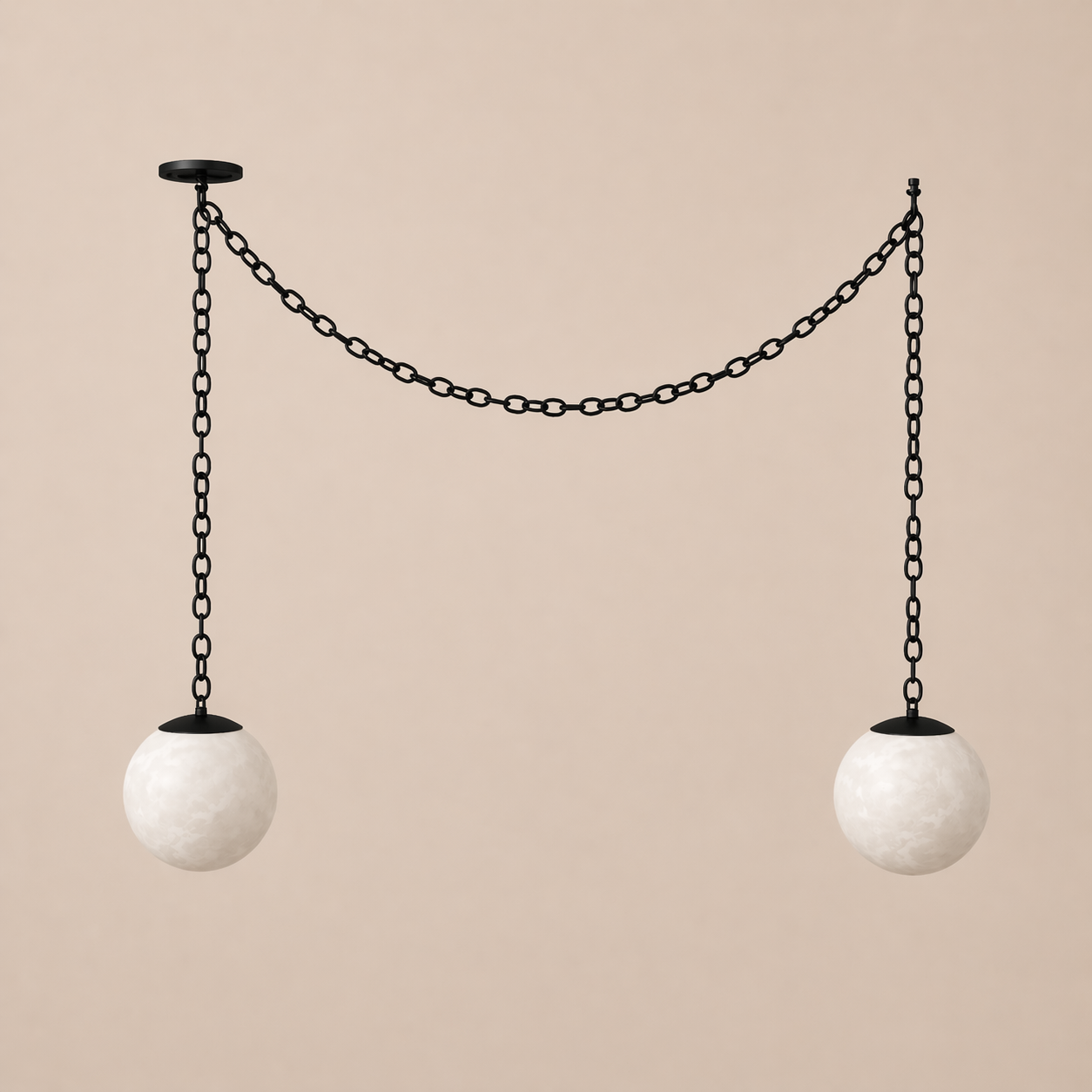 Valen Alabaster 2 Swag Pendant