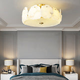 Valeria Alabaster Flush Mount