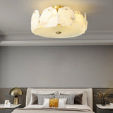 Valeria Alabaster Flush Mount