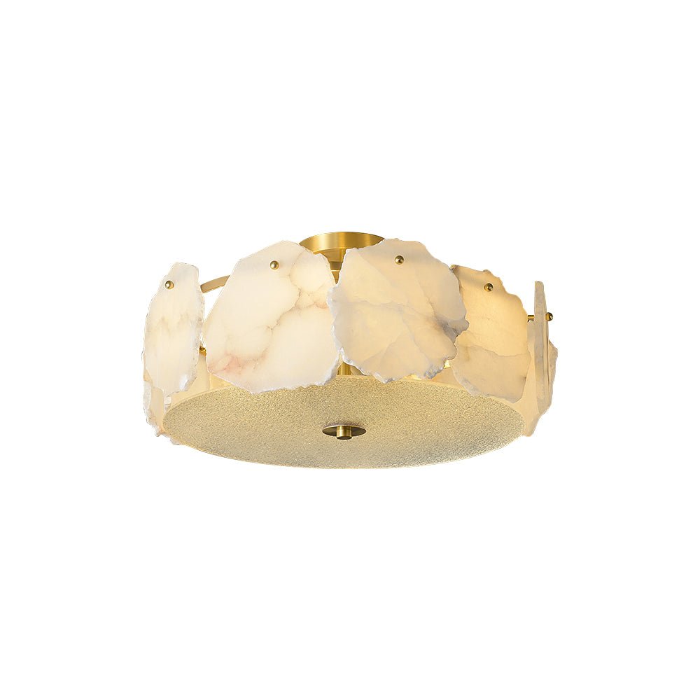 Valeria Alabaster Flush Mount