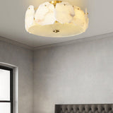 Valeria Alabaster Flush Mount