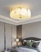 Valeria Alabaster Flush Mount