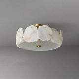 Valeria Alabaster Flush Mount