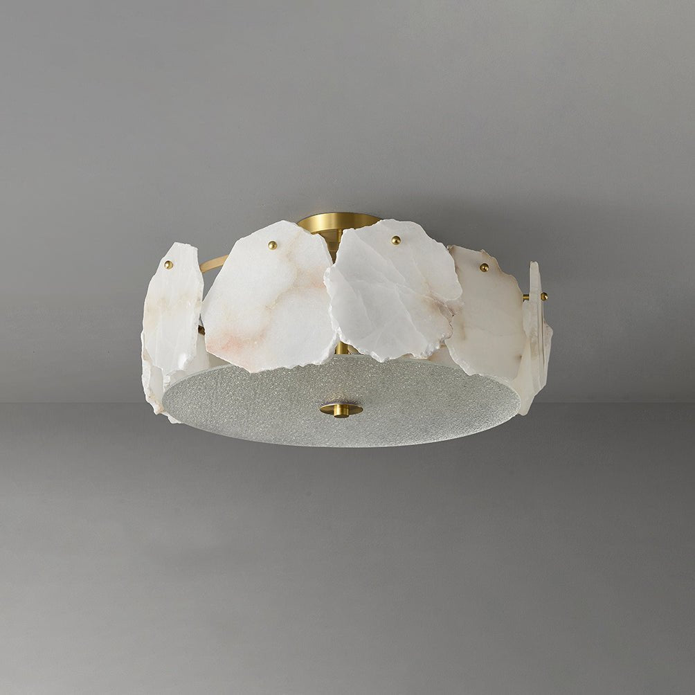 Valeria Alabaster Flush Mount