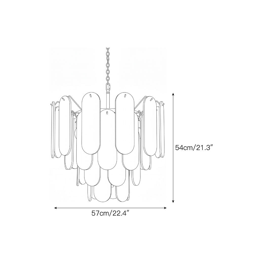 Vinci Alabaster Chandelier