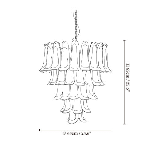 Petali Chandelier 26″
