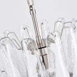White Cloud Glass Petals Chandelier 31.5" D