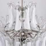 White Cloud Glass Petals Chandelier 31.5" D