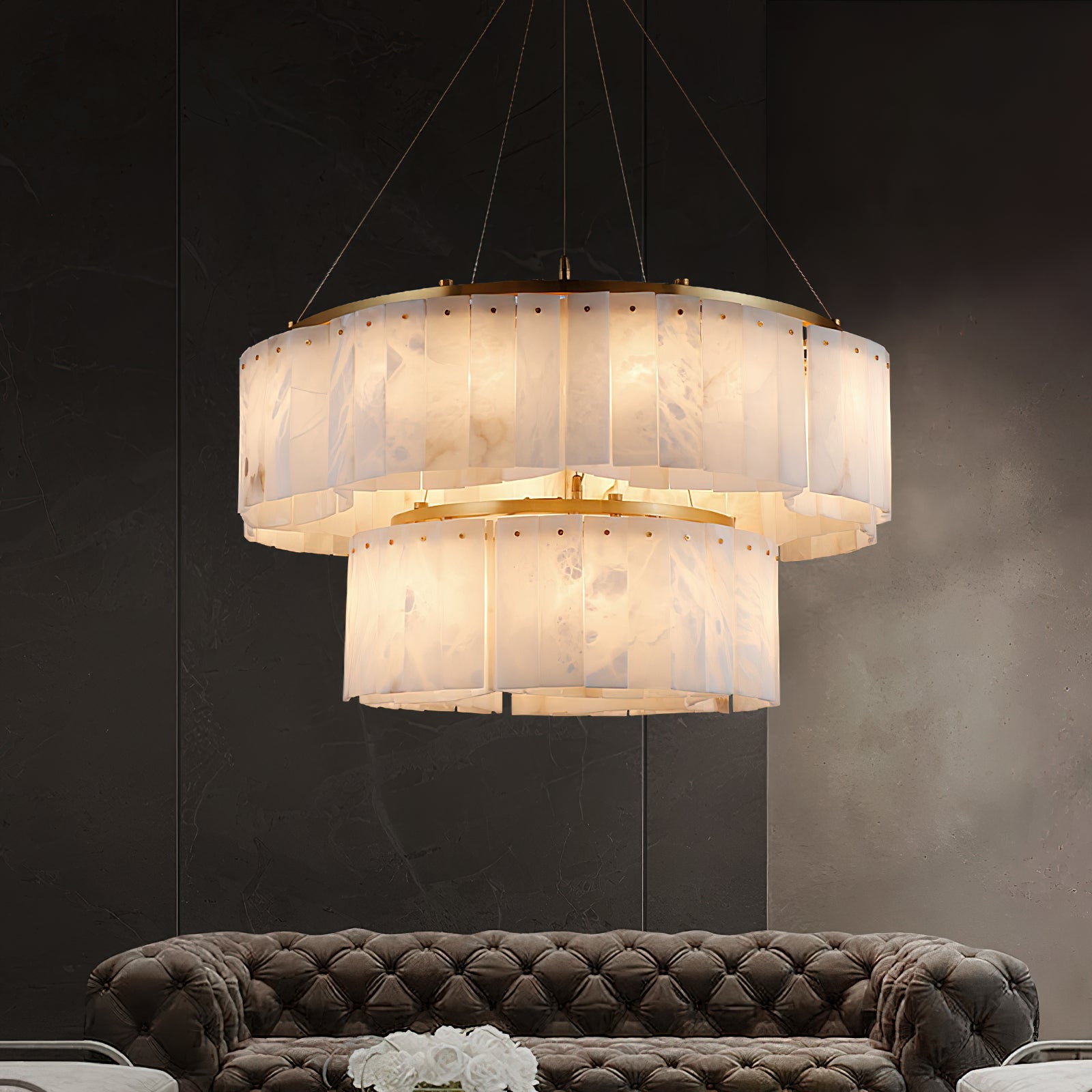 Willamette Alabaster Chandelier