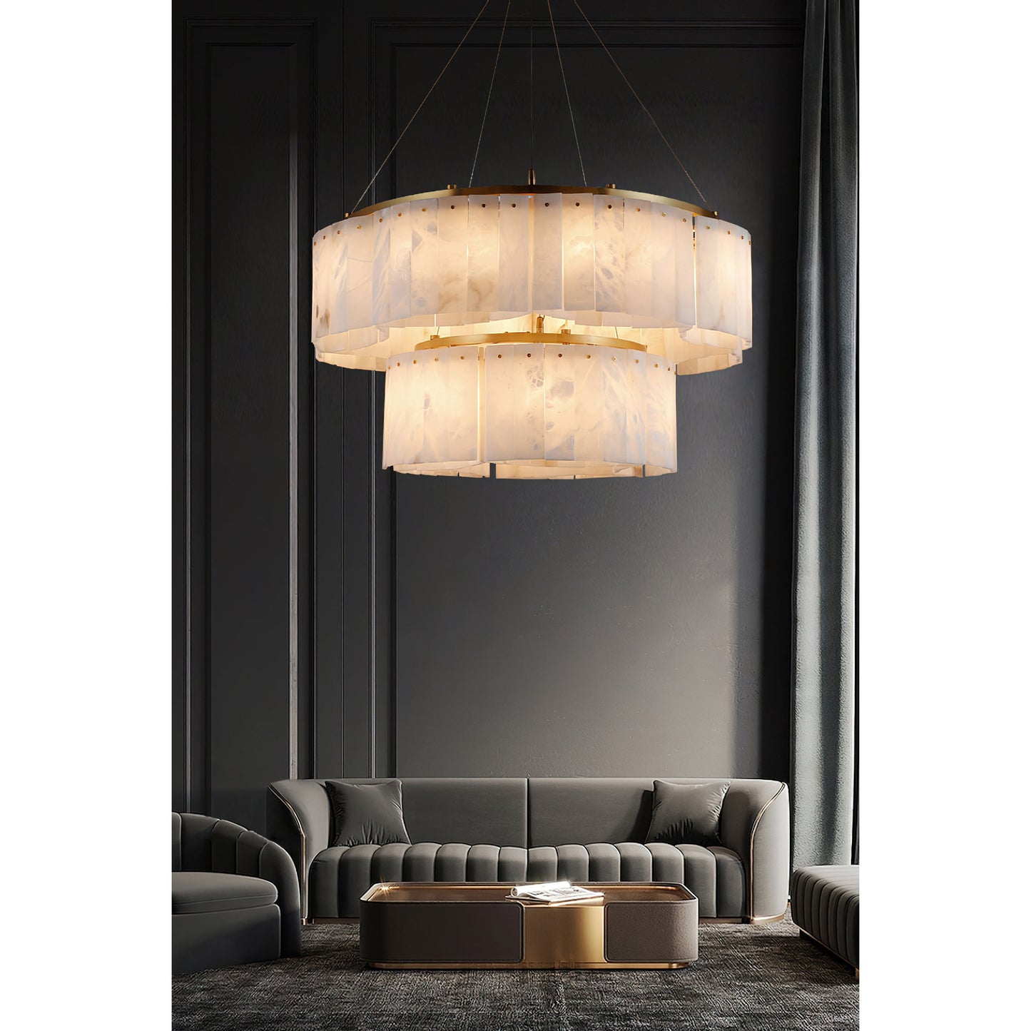 Willamette Alabaster Chandelier