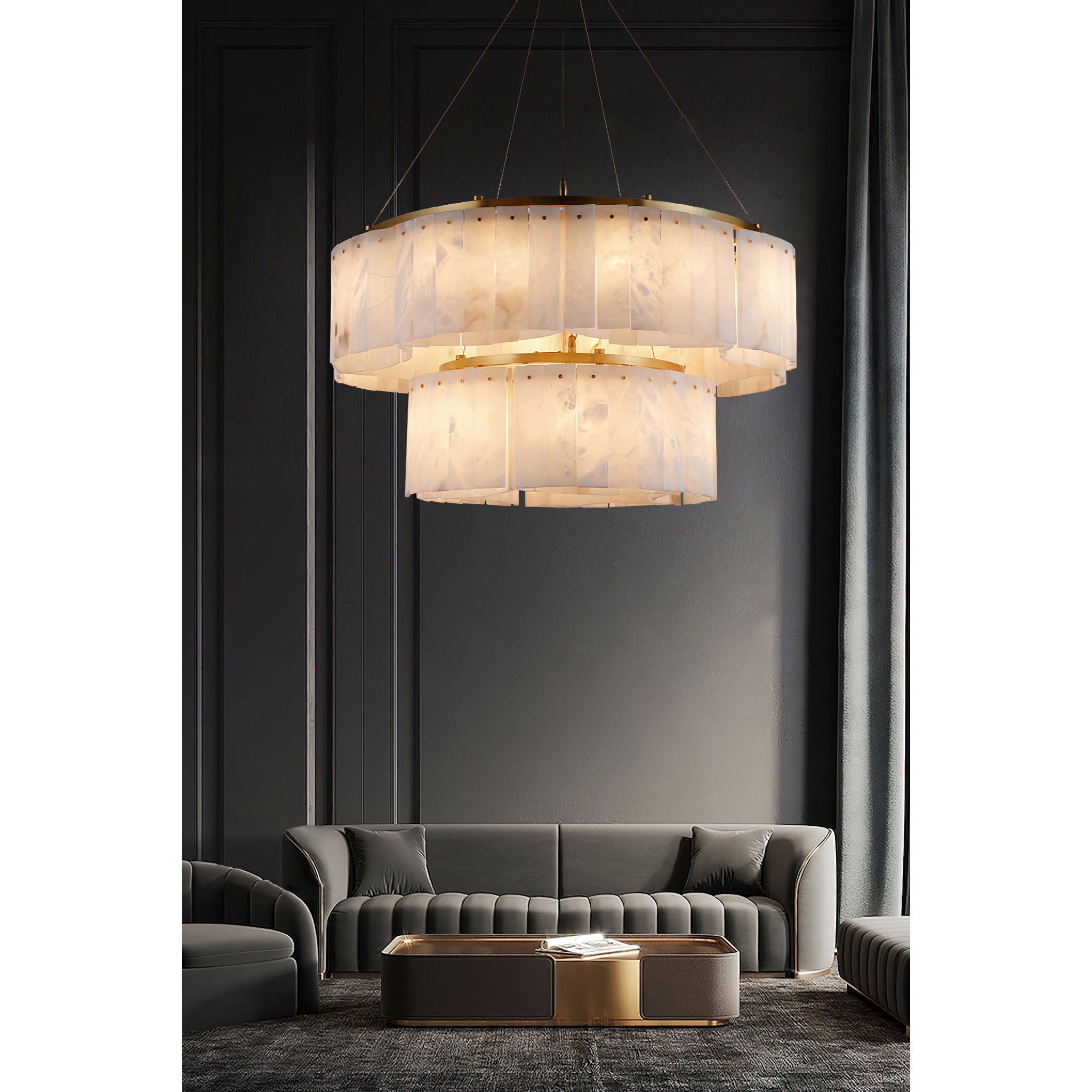 Willamette Alabaster Chandelier