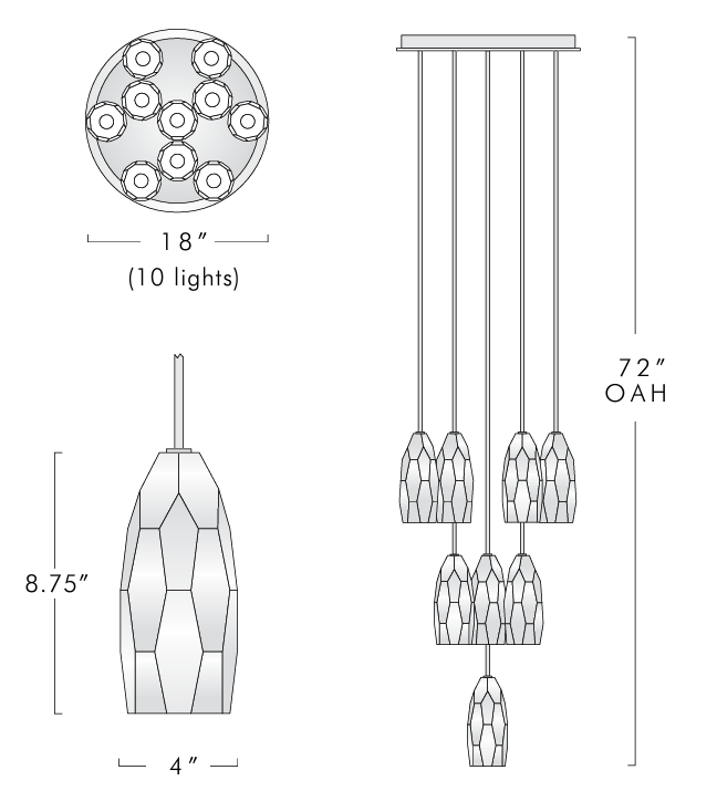 Chapt Circular Chandelier