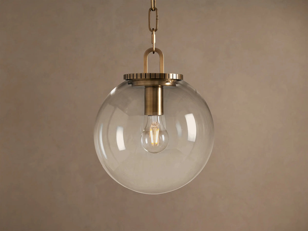 Wescott Globe Pendant with Chain
