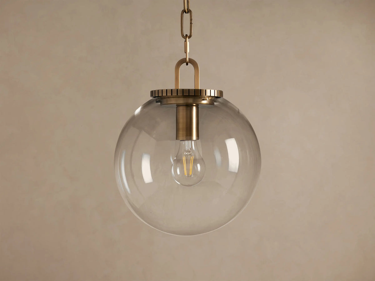 Wescott Globe Pendant with Chain