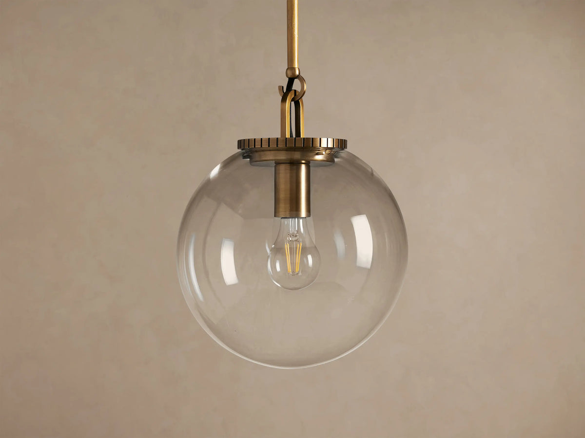 Wescott Globe Pendant with Rod