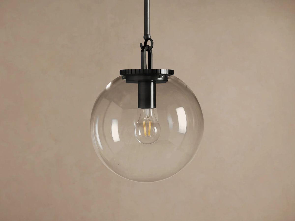 Wescott Globe Pendant with Rod