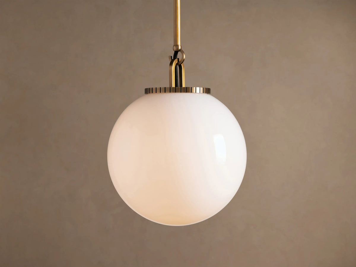 Wescott Globe Pendant with Rod