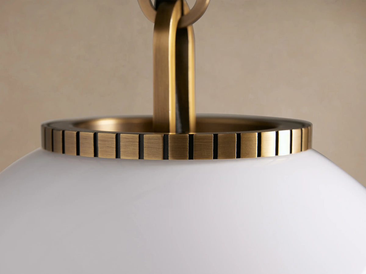Wescott Globe Pendant with Rod