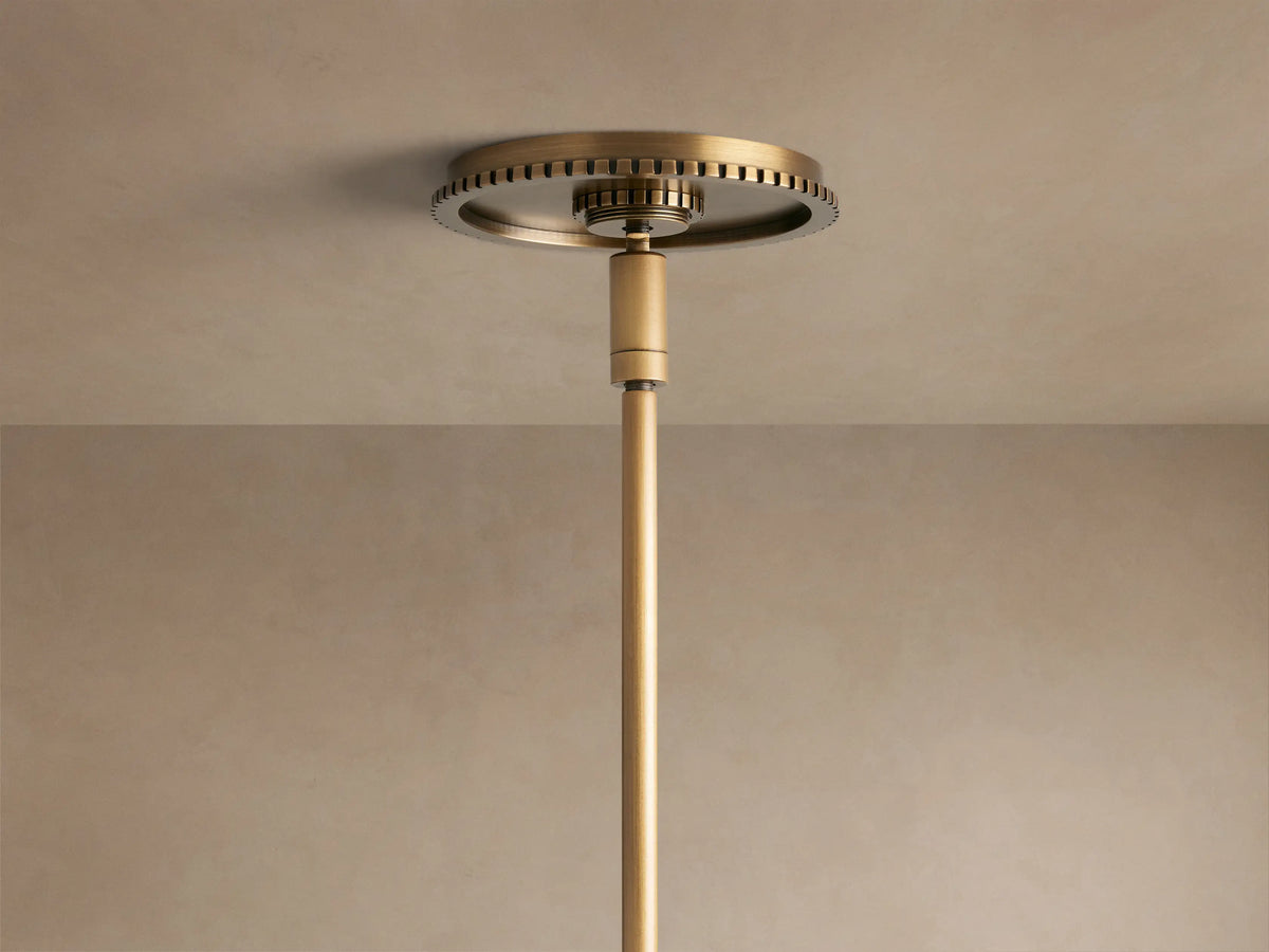 Wescott Globe Pendant with Rod