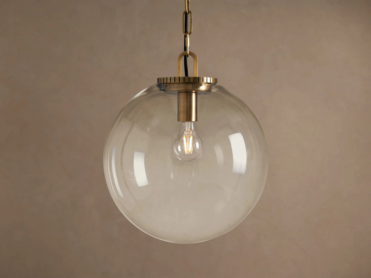 Wescott Globe Pendant with Chain