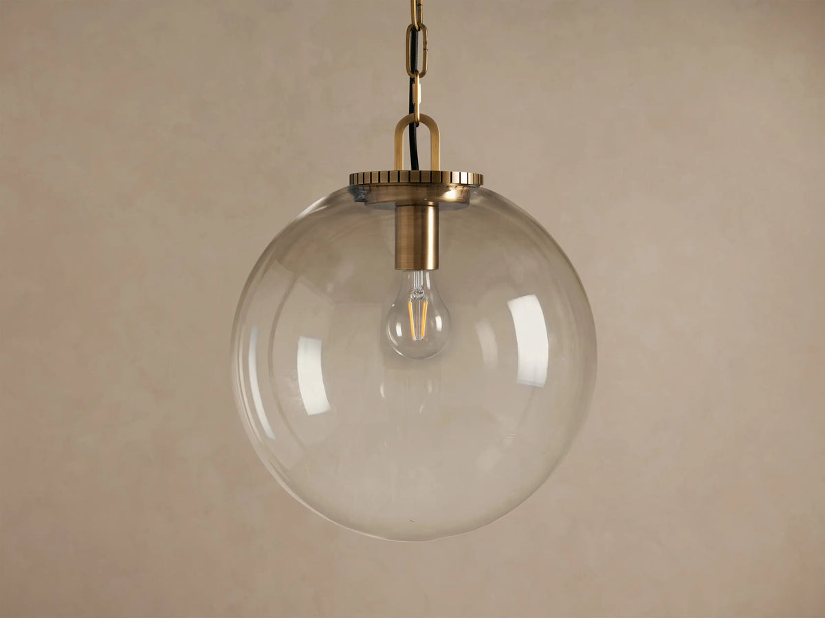 Wescott Globe Pendant with Chain