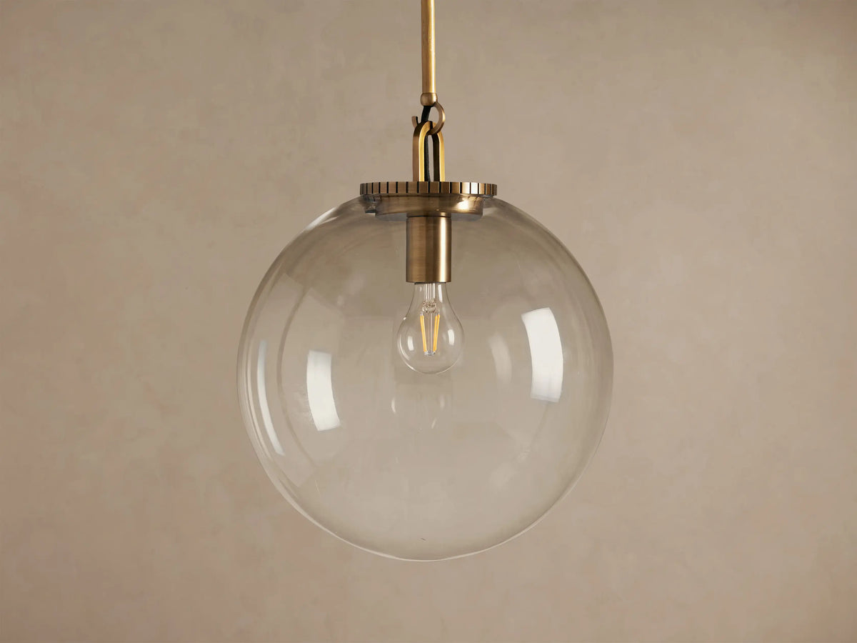 Wescott Globe Pendant with Rod