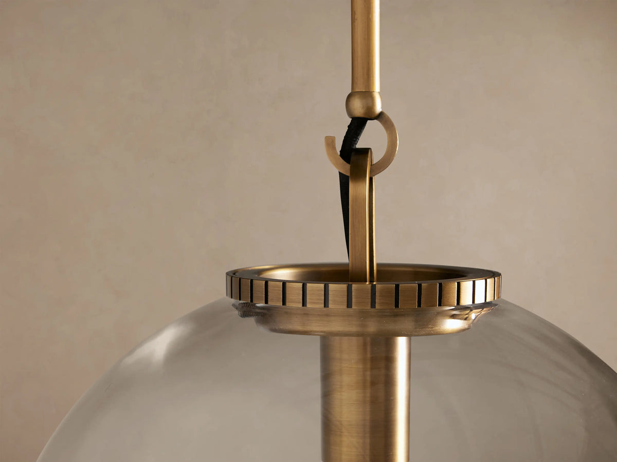 Wescott Globe Pendant with Rod