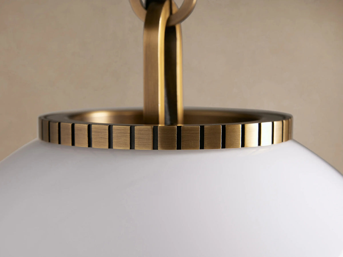 Wescott Globe Pendant with Rod